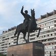 Monument to Voroshilov in Lugansk