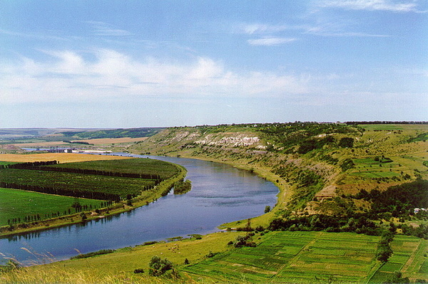The Dnieper river