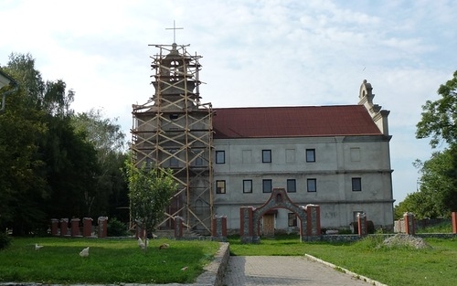 The church during the reconstruction