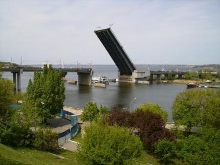 Drawbridge in Nikolaev. Ukraine