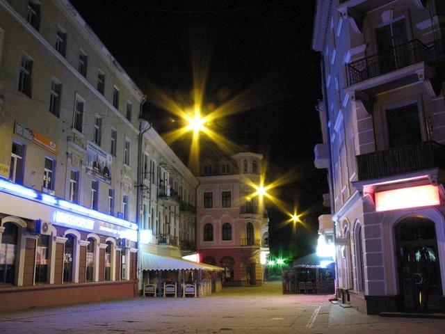 Nightly streets of Ternopol