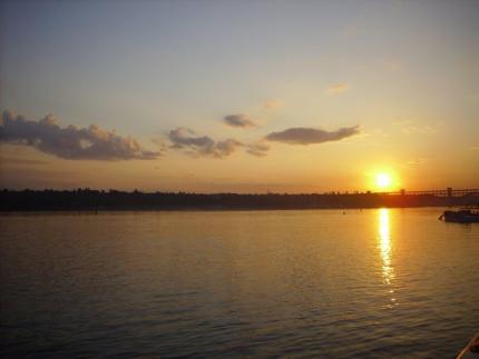 Sunset in Zaporozhye