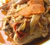 Braised rabbit with vegetables. Ukrainian  recipe